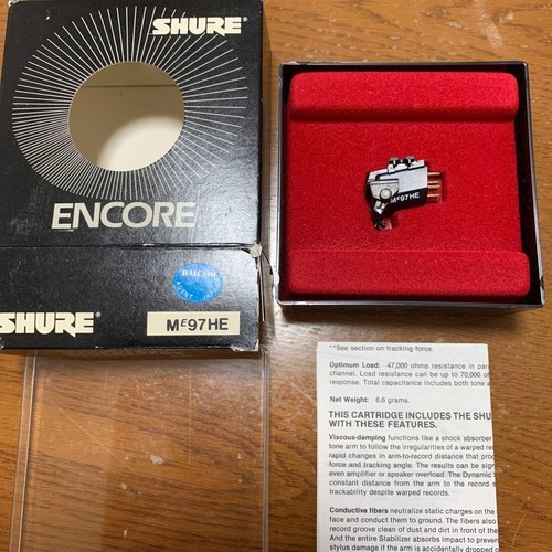 Shure me97he stereo cartridge - shure,