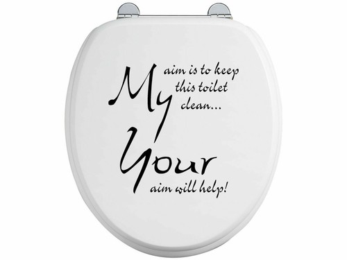 Toilet seat stickers - toilet, 12
