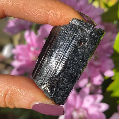 High grade black tourmaline - grade,