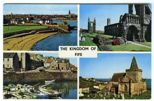 1970s fife postcard crail - postcard,