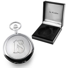 Engraved Silver Coloured 18
