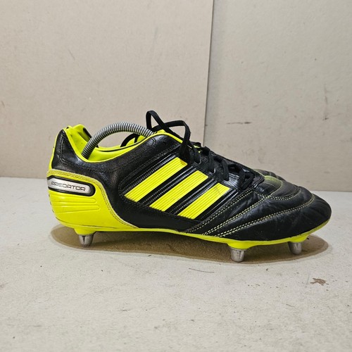 Adidas black yellow leather - black/yellow,