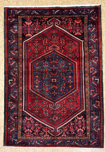 Vintage hand knotted - vintage, zanjan