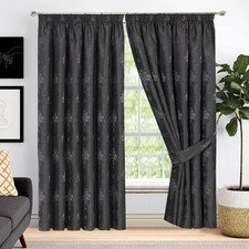 Luxury Jacquard Pencil Pleat