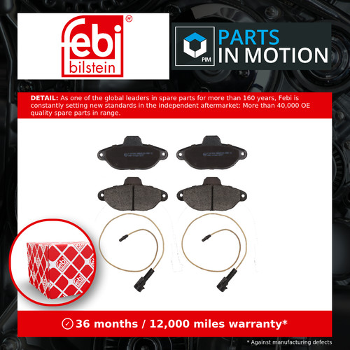 Brake pads set - fits, ka