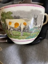 Antique tea cup saucer with