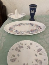 Four Items Of Wedge wood Angela Ware, Jasper Ware And April Flowers