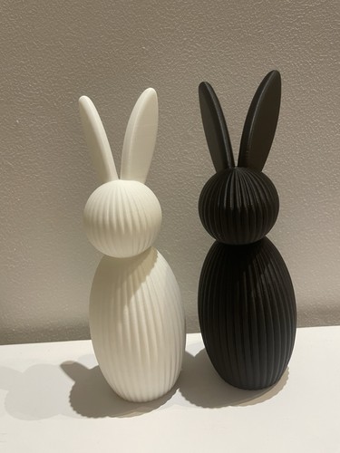 Bunny ornament plastic rabbit - bunny,