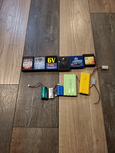 Lot batteries tyco - (11),