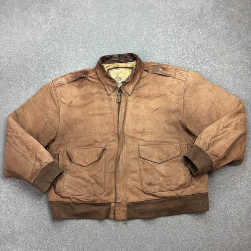 Leather flying jacket - leather,