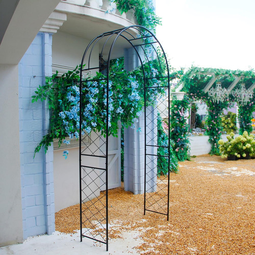 Elegant metal pergola arbor - elegant,