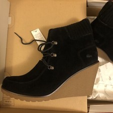 NEW Lacoste Suede Ankle Boot