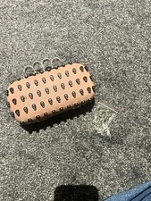 Steam Punk Clutch Bag Skull Knuckle Duster Handle Pink  Crossbody/ Clutch Bag
