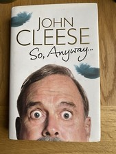 Monty Python legend John Cleese Signed Book Faulty Towers Autograph So Anyway