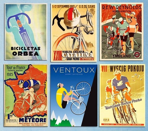 Posters cycling bikes tour - bikes, de