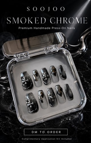 Press nails long - nails,