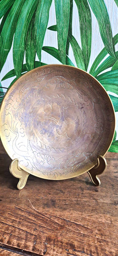 Vintage chinese brass dragon - vintage,