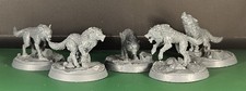 Dire Wolves x 5 - 28/32mm