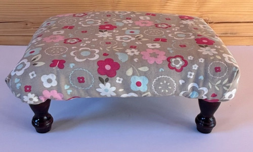 Vintage floral upholstered