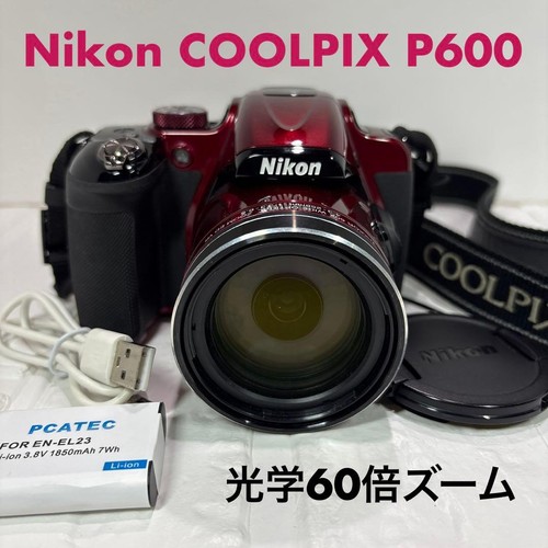 Nikon coolpix p600 red - nikon, 60x