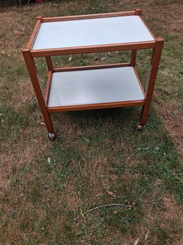 Wooden drinks trolley - wooden,