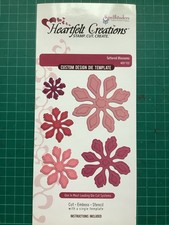 Heartfelt Creations Rubber Stamps Tattered Blossoms  +Tattered Blossoms Dies