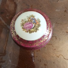 vintage French Limoges round