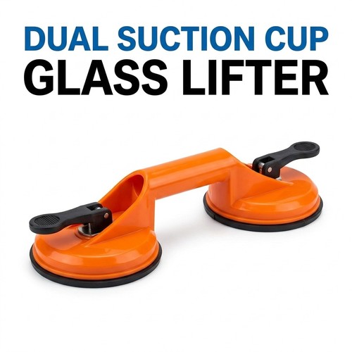 Dual suction cup - suction, glass