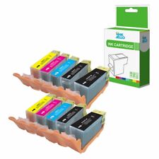 10 Ink Cartridge For Canon Pixma iP4850 iP4950 iX6550 MG5150 MG5200 PGI-525