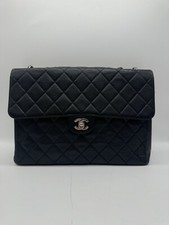 CHANEL Black Caviar Leather