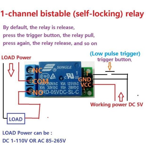 1ch latch relay - 1ch,