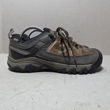 Keen Targhee III Waterproof men leather hiking camping Shoes brown UK8 EU42