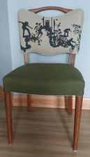 Newly Reupholstered Teak Chair