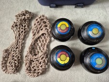 Tyrolite  size 5 Bias 3 Lawn Bowls Taylor Rolph x 4. Good Condition. 