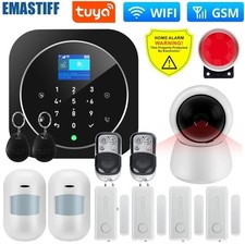 NEW Tuya WIFI W9B Alarm System for Home Burglar Security 433Mhz Wifi GSM Alarm W