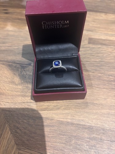 Sapphire princess cut - sapphire,