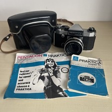Praktica Super TL Film Camera + Carl Zeiss Jena Tessar 2.8 / 50 mm 