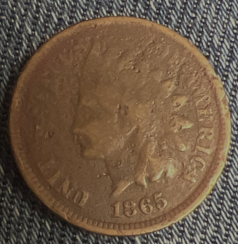 1865 indian head - 1865,
