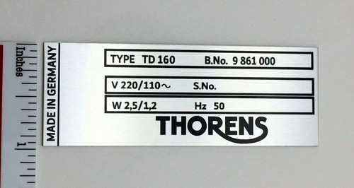 Custom thorens 160 - custom, td