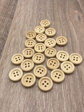 15mm Natural Wooden Round