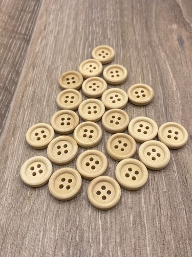 15mm natural wooden - natural,