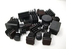 Furniture Glides - Feet for Tubular Chair Legs Square, Round Push Fit Inserts