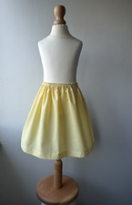 Yellow Gingham School Skirt