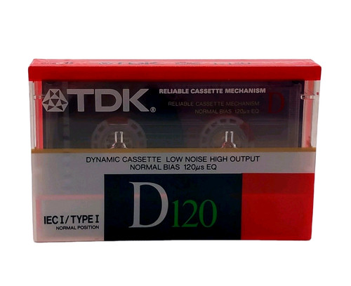 Tdk d120 type blank audio - tdk,