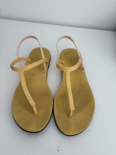 LADIES HAVAIANAS YOU PARATY LEMON YELLOW STRAPPY FLIP FLOP SANDALS SIZE EUR 40