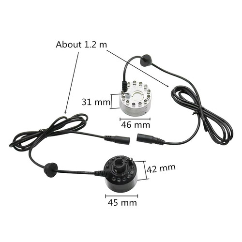 Led atomizer fountain with - fountain,