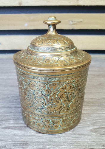 Indian engraved brass - indian,