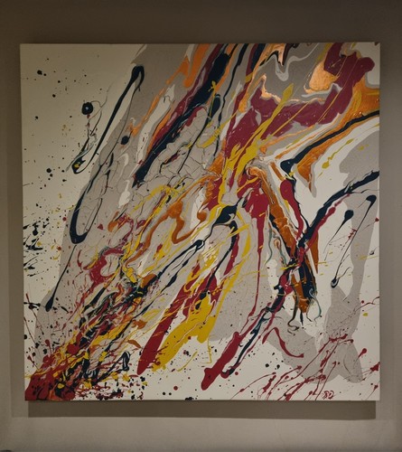 Original abstract acrylic - abstract,