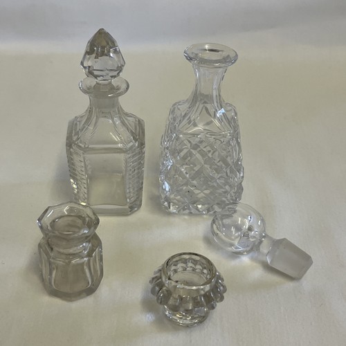 Antique cut glass perfume - antique,