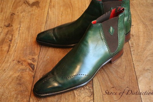 Jeffery west green - west, leather